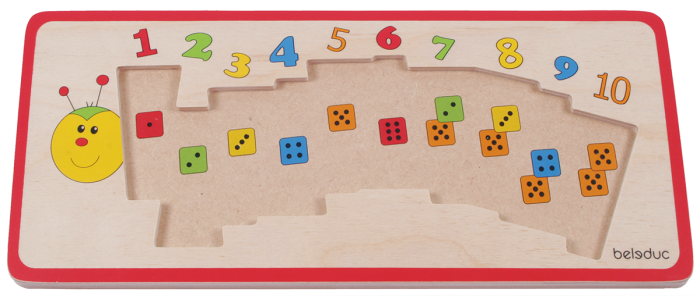 Puzzle din lemn Omida [2]