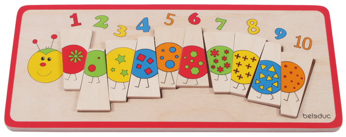 Puzzle din lemn Omida [3]