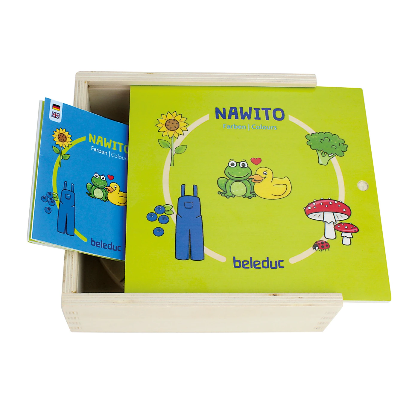 Puzzle educativ din lemn cu culori pentru copii [2]