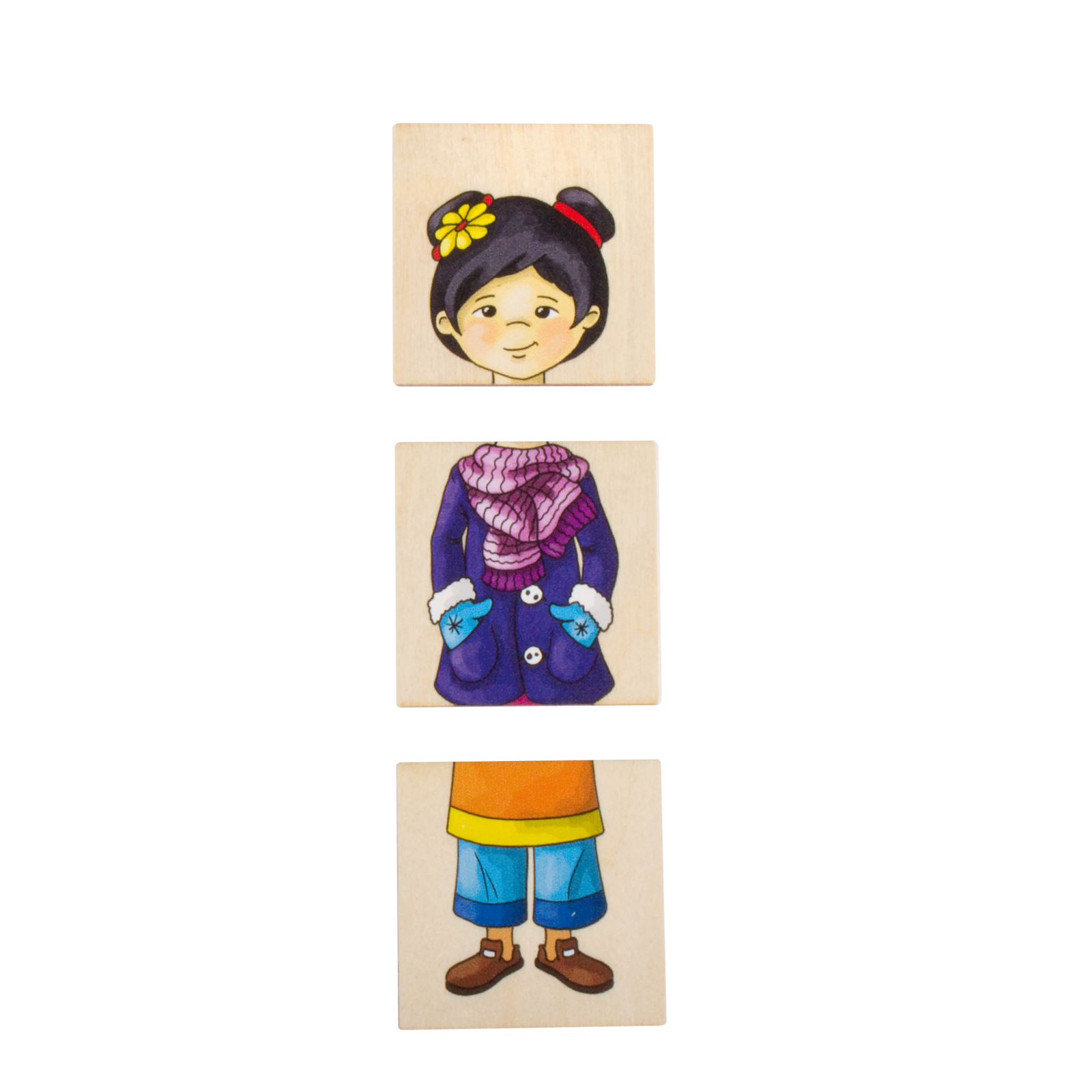 Puzzle educativ potrivește și combină - Copii [6]