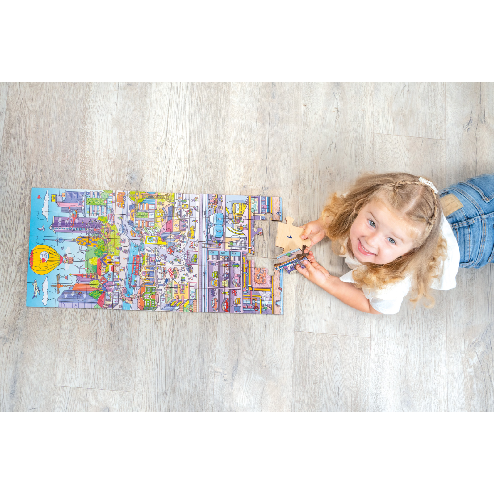 Puzzle mare de podea - viața în oraș [14]