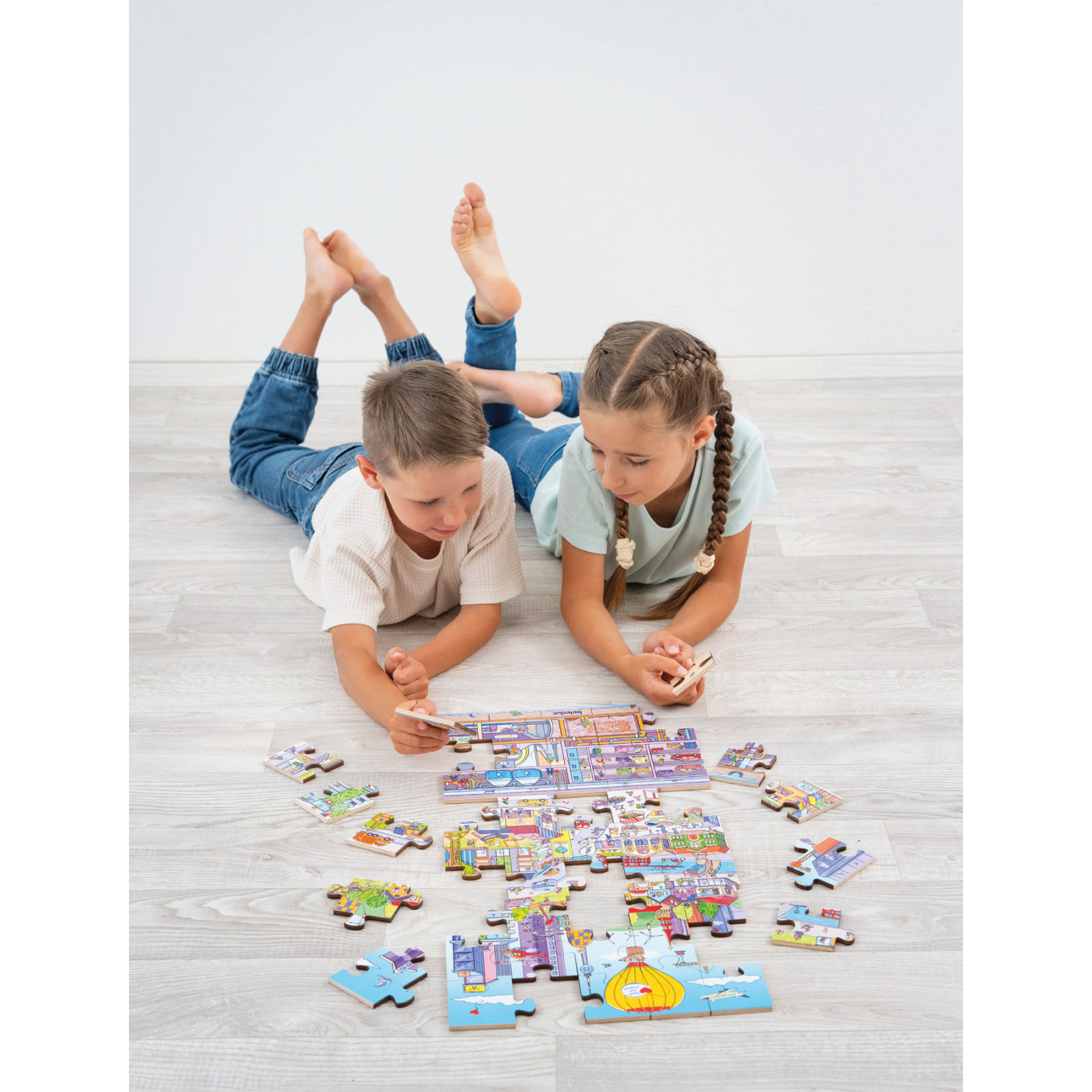 Puzzle mare de podea - viața în oraș [12]