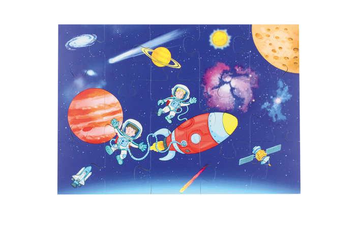 Puzzle uriaș de podea din lemn De la adâncurile mării până în cosmos [4]