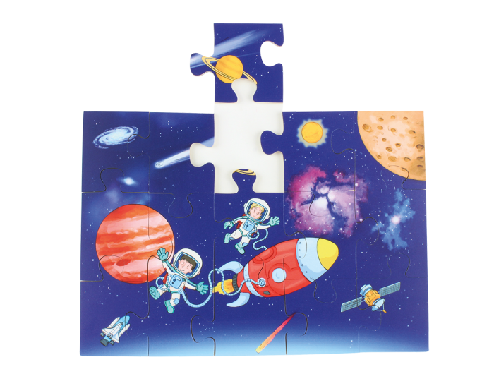 Puzzle uriaș de podea din lemn De la adâncurile mării până în cosmos [10]