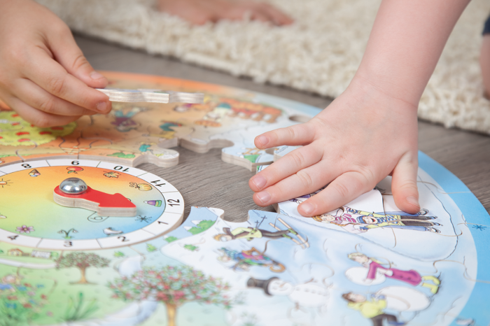 Puzzle XXL educativ din lemn: 4 anotimpuri [3]