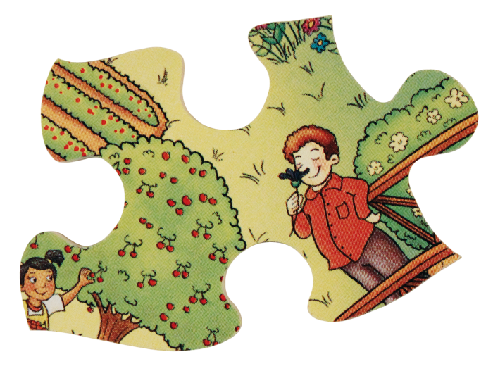 Puzzle XXL educativ din lemn: 4 anotimpuri [6]