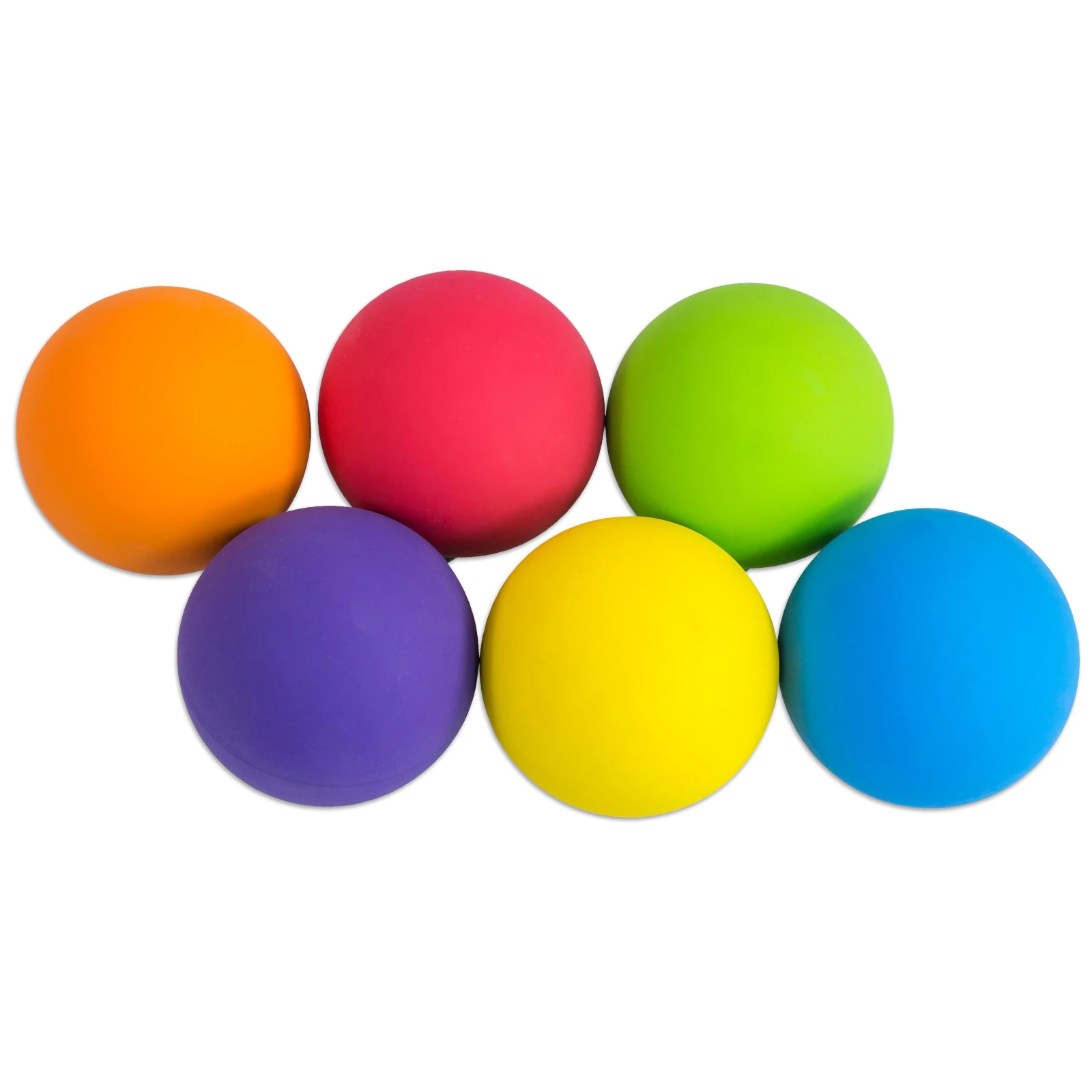 Set 6 mingi din cauciuc multicolore pentru copii, diametru 6 cm [4]