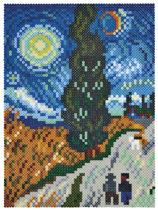 Set cu mărgele Hama midi artă - Van Gogh [2]