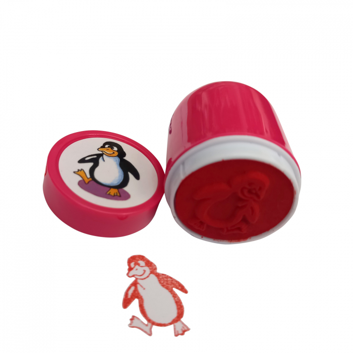 Set de 10 ștampile cu animale, diametru 3 cm [11]