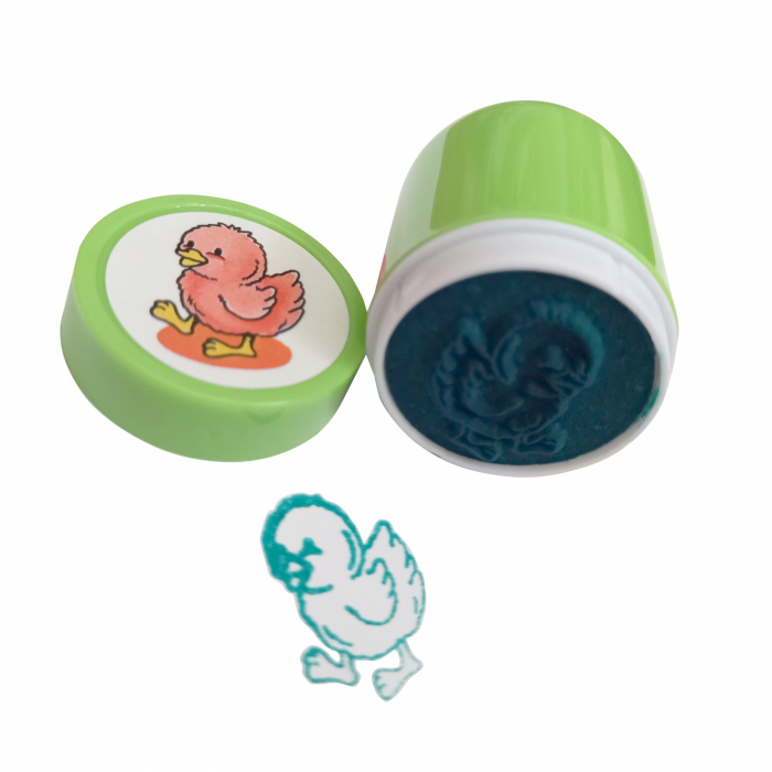 Set de 10 ștampile cu animale, diametru 3 cm [8]