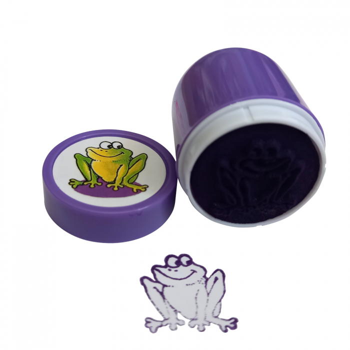 Set de 10 ștampile cu animale, diametru 3 cm [6]