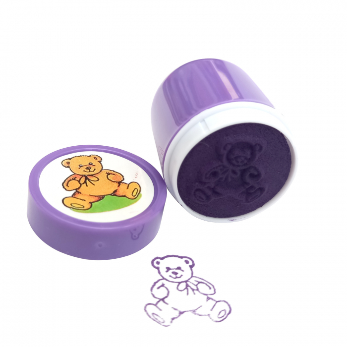 Set de 10 ștampile cu animale, diametru 3 cm [3]