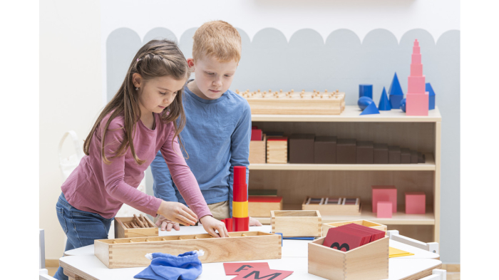 Set de 13 materiale de bază Montessori, pregătire pentru școală [8]