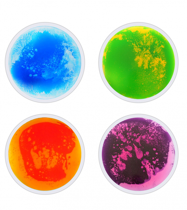 Set de 4 plăci rotunde senzoriale cu gel [4]