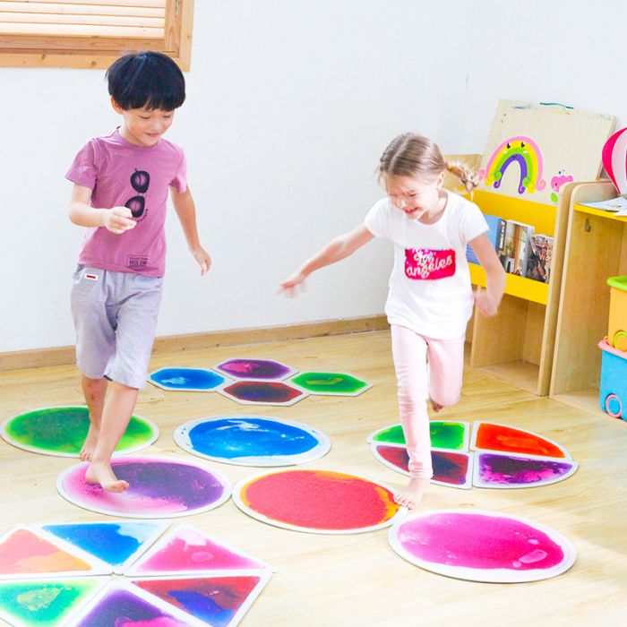 Set de 4 plăci senzoriale cu gel - hexagon [4]