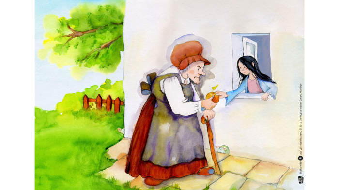 Set de carduri ilustrate Kamishibai - Albă ca zăpada [2]