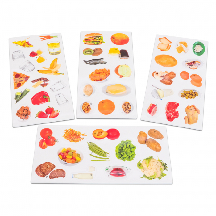Set magnetic Piramida alimentară cu 50 de imagini și carte de lucru [3]