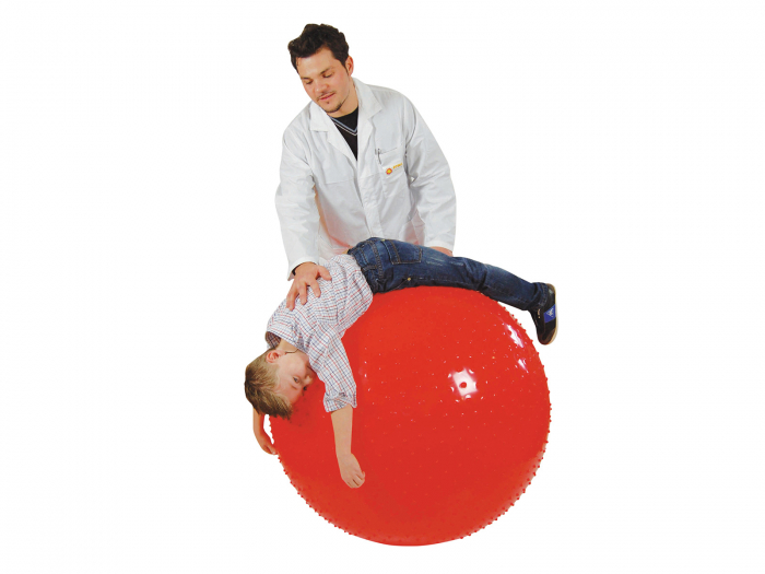 Minge fizioterapeutică Therasensory cu noduli de masaj 100-roșu [2]
