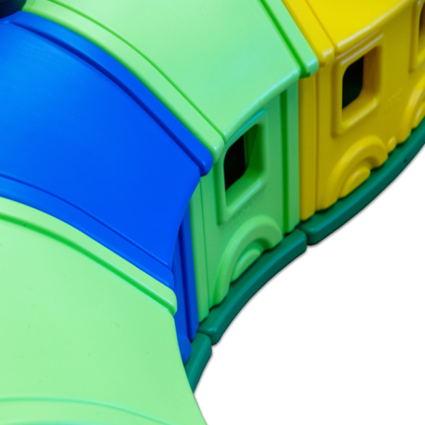 Tunel modular de jucărie cu vagoane - set de 8 vagoane [5]