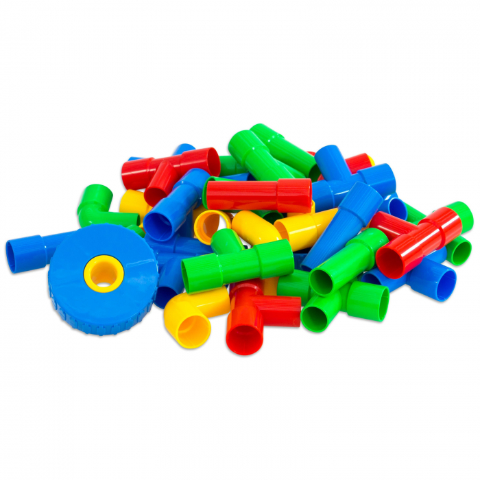 Vehicule realizate din tuburi de conectare, set de 64 de elemente [3]