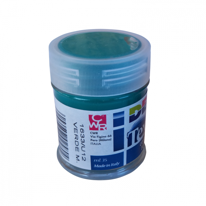 Vopsea verde frunză pentru material textil în flacon de 35 ml [2]