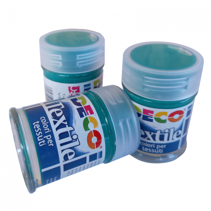 Vopsea verde frunză pentru material textil în flacon de 35 ml [3]