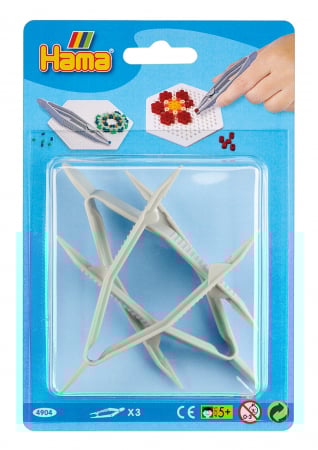 Mărgele HAMA MINI - Set de trei pensete pentru mărgele Hama în blister