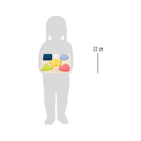 Forme geometrice - puzzle din lemn [5]