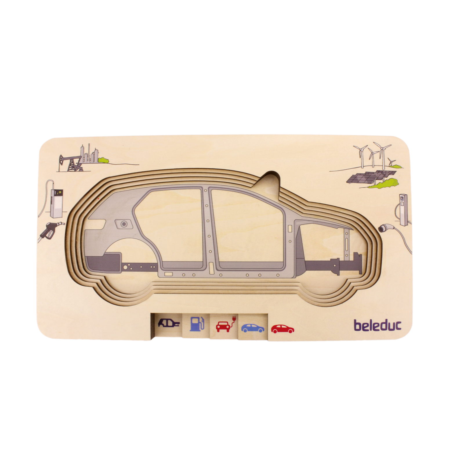 Puzzle stratificat auto cu motor electric și termic [2]