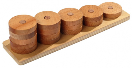 Set sortare Puzzle 12 tipuri din lemn fag [8]