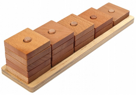 Set sortare Puzzle 12 tipuri din lemn fag [9]
