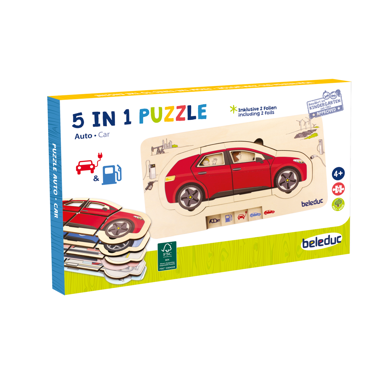 Stiinte - Puzzle stratificat auto cu motor electric și termic