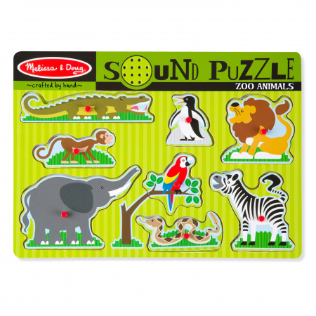 Produse - Puzzle cu sunete - animale de la zoo
