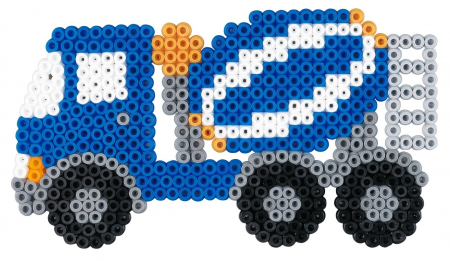 4000 mărgele HAMA MIDI în cutie CAMION [2]