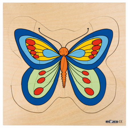 Creativitate si indemanare - Puzzle de dezvoltare FLUTURE
