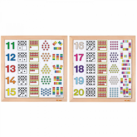 Sortare si numarare - Diagrame de numărare 11-15 + 16-20