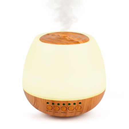 Stimulare auditiva - Difuzor aromaterapie multifuncțional cu lampă LED și boxă bluetooth