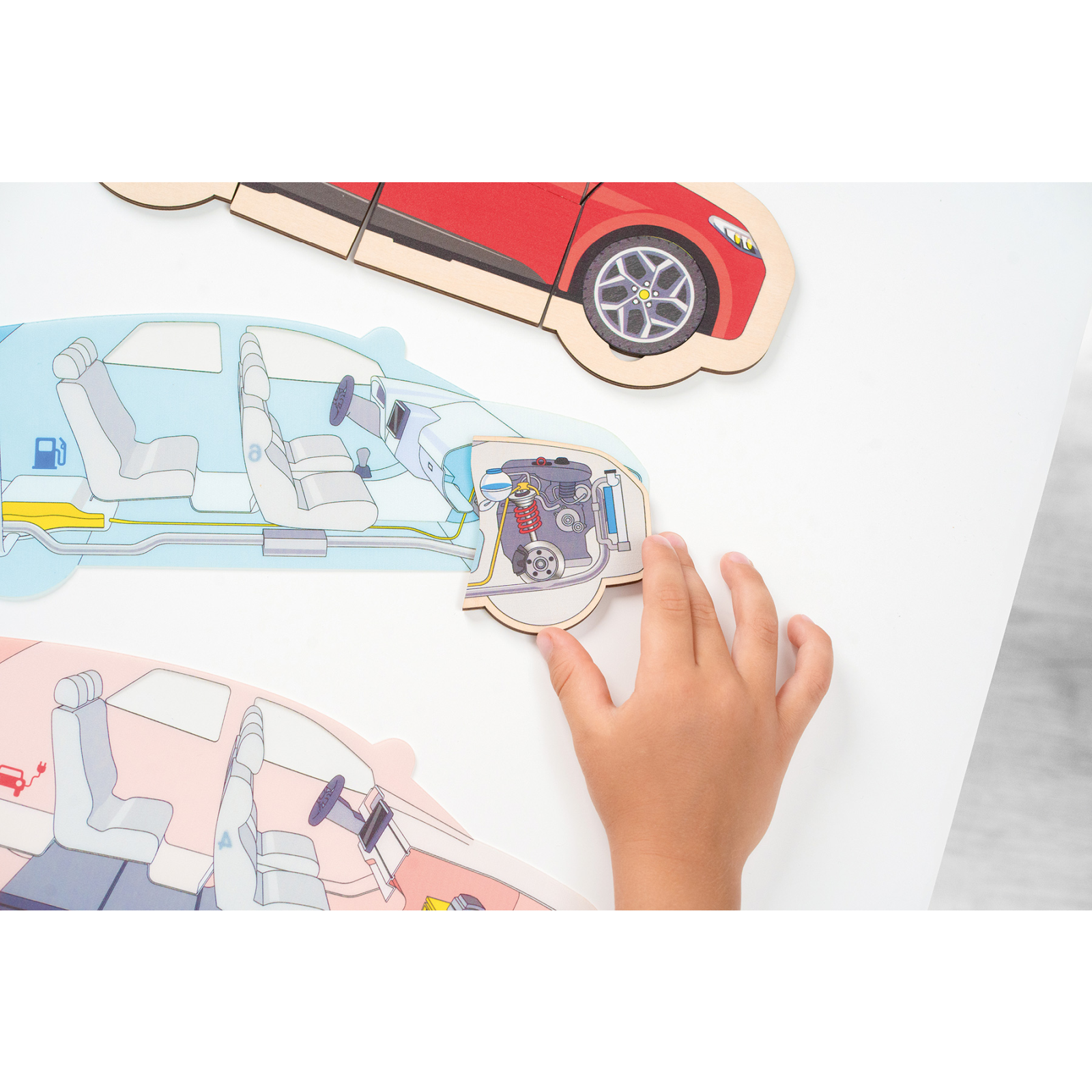 Puzzle stratificat auto cu motor electric și termic [23]