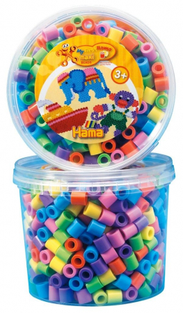 Margele HAMA MAXI - 600 margele HAMA MAXI Mixt50 in borcan plastic