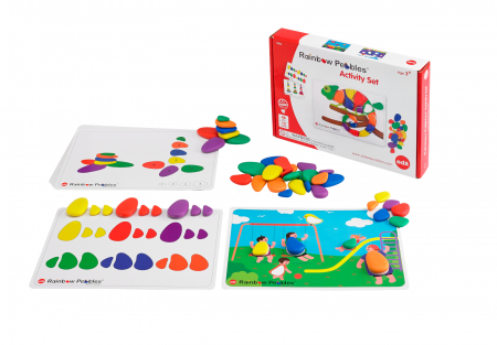 Jocuri matematice - Set activități pietre curcubeu
