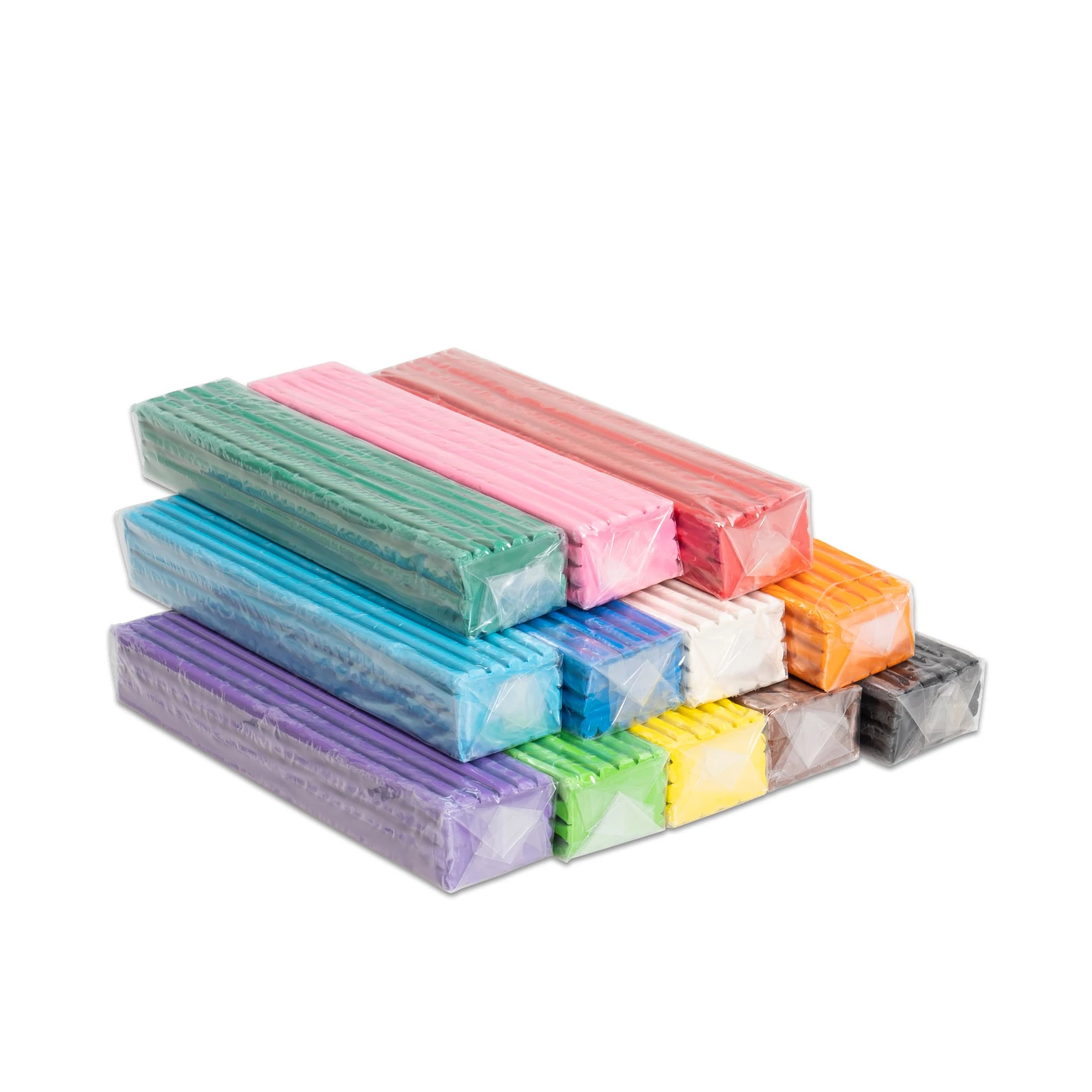 Plastilină - Set de plastilină, 12 culori, 500 g fiecare