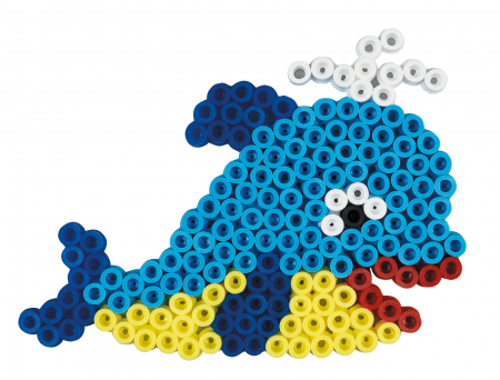 Balena - 250 mărgele Hama maxi în bășică [1]