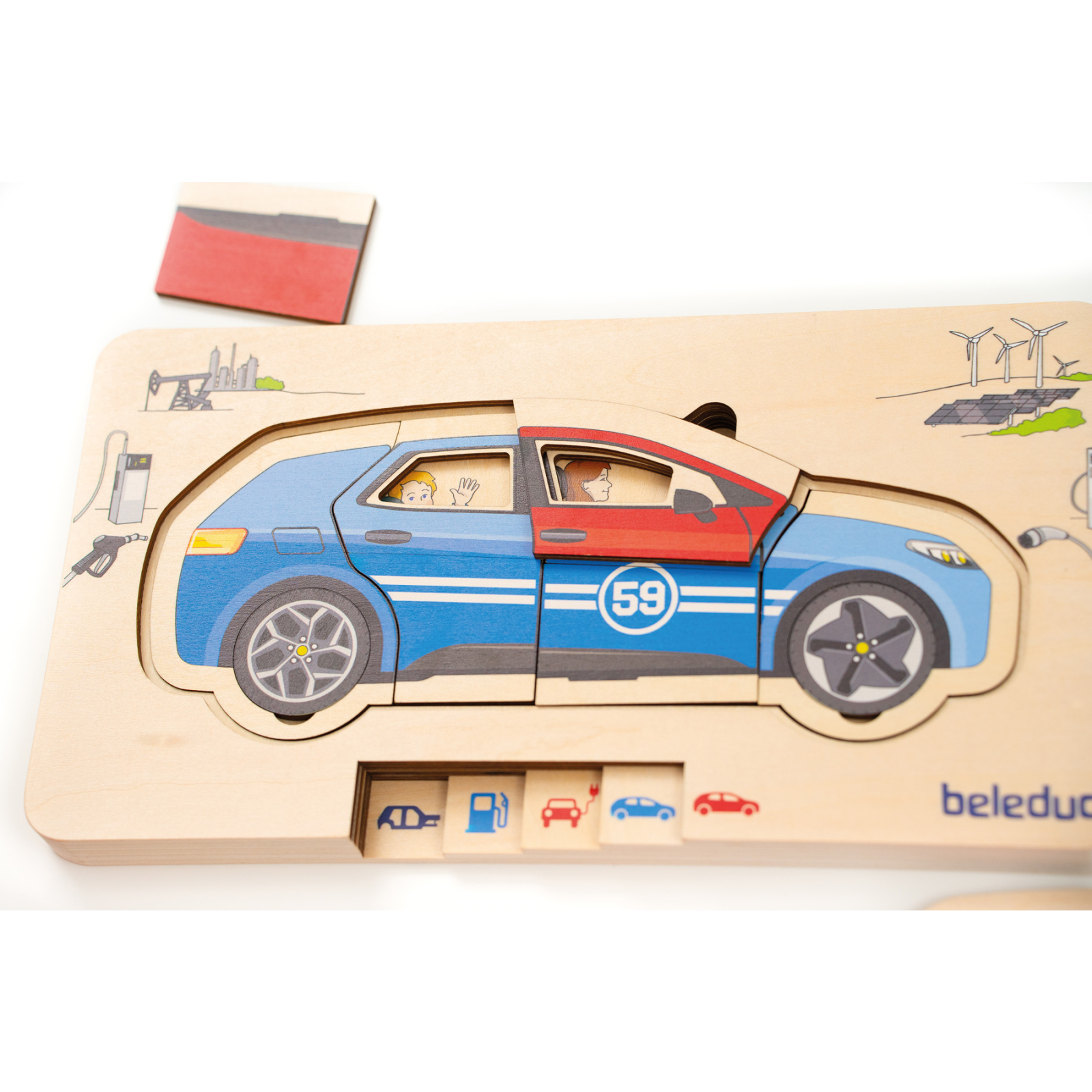 Puzzle stratificat auto cu motor electric și termic [12]