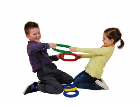 Set de 4 inele cu țepușe de stimulare senzorială Aku Ring [1]