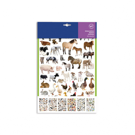 Hârtii - Autocolant animale domestice, 300 bucăți