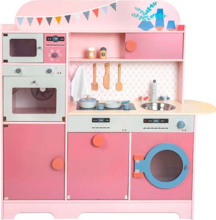 Joc imaginativ - Bucătărie pentru copii Gourmet roz