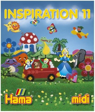 Mărgele MIDI în găleată - Ghid cu modele colorate HAMA MIDI, INSPIRATII 11