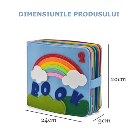 Carte educativă Montessori cu activități senzoriale [7]