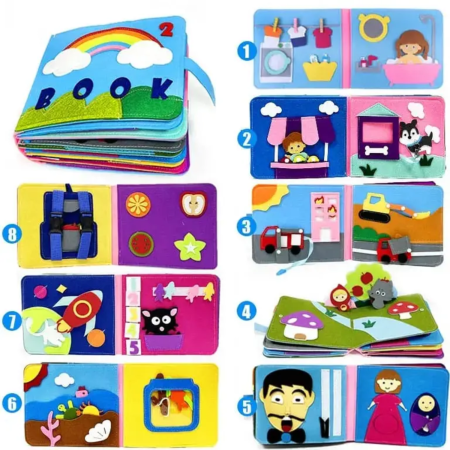Carte educativă Montessori cu activități senzoriale [3]