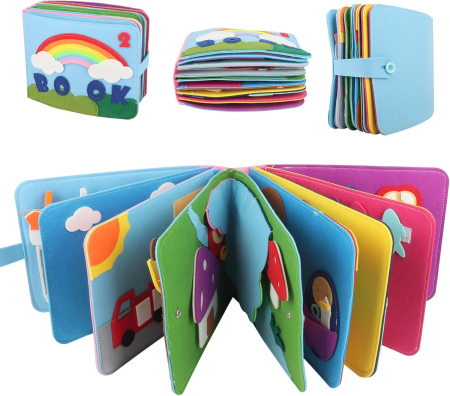 Carte educativă Montessori cu activități senzoriale [2]
